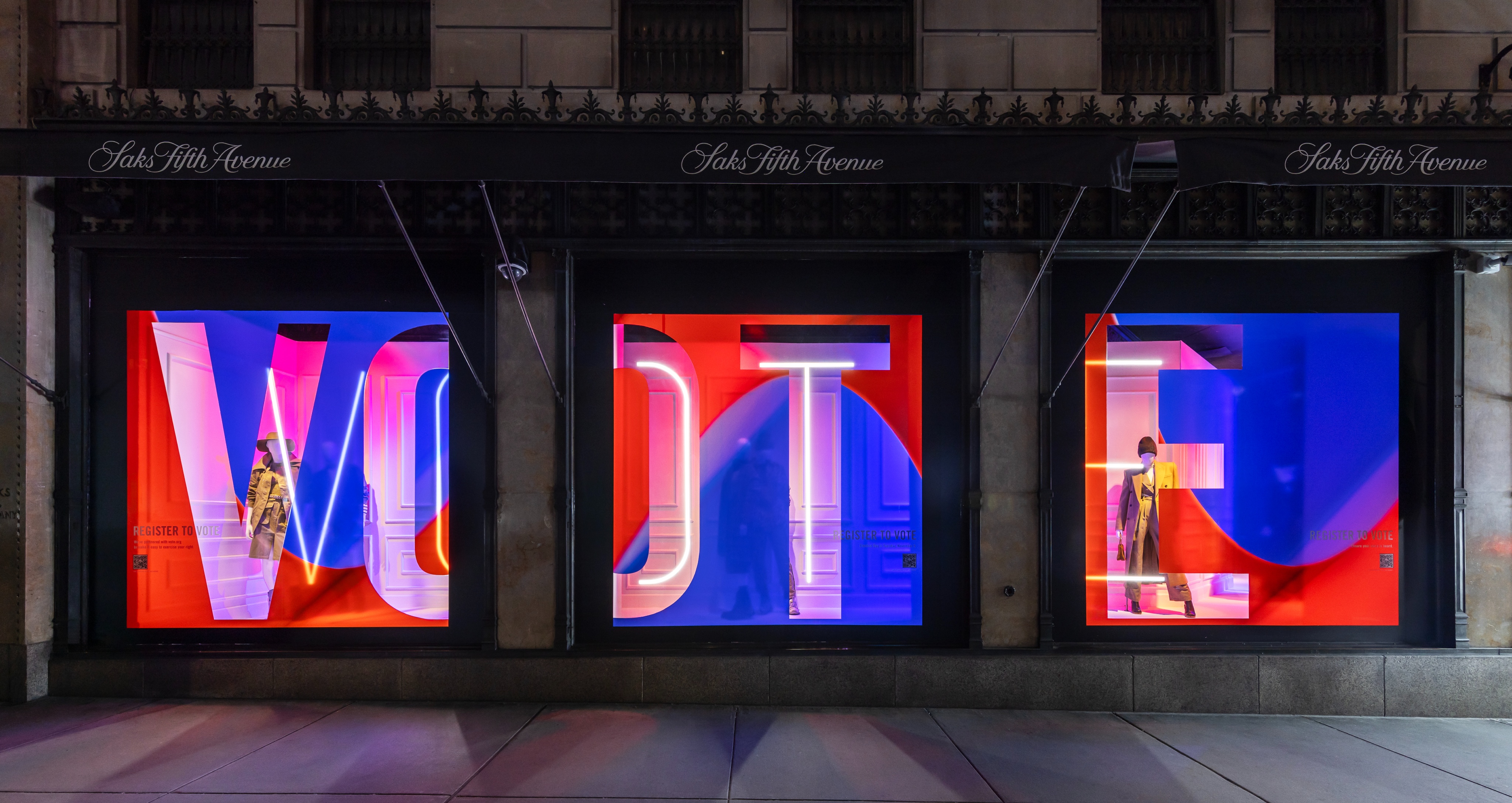 Saks Launches Voter Registration Initiative in Collaboration with Vote.org